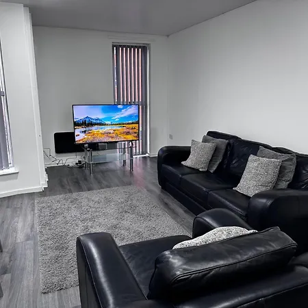 Leeds Ls1 2bd Corporate 2 Bath Secured Parking, Long Stay, Council Stay, Nursing Care Cos, Apartment Leeds (West Yorkshire)